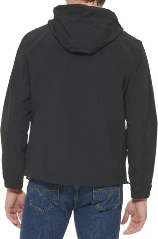Levi's Men's Lightweight Taslan Hooded Popover Windbreaker Jacket in Kuwait