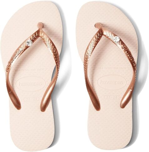 Havaianas Girl's Slim Crystal SW II Flip Flop Sandal (Toddler/Little Kid/Big Kid) in Kuwait