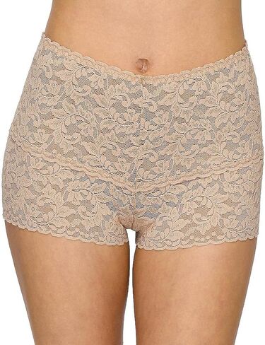 سروال داخلي نسائي من Hanky ​​Panky 9K1251 Signature Lace Retro Hot Pant، أسود، Chai، S، M، L، XL in Kuwait