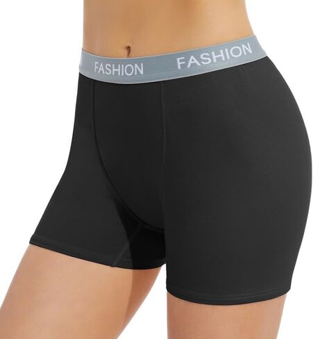 ملابس داخلية نسائية من SIMIYA سراويل داخلية قطنية ناعمة مقاس 3.34 بوصة درزة داخلية مضادة للغضب سراويل قصيرة للأولاد للنساء in Kuwait