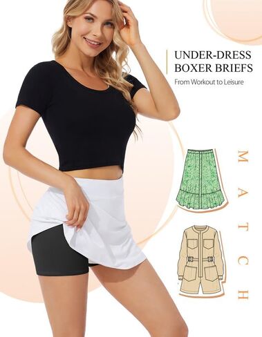 ملابس داخلية نسائية من SIMIYA سراويل داخلية قطنية ناعمة مقاس 3.34 بوصة درزة داخلية مضادة للغضب سراويل قصيرة للأولاد للنساء in Kuwait