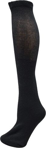 Fashion Island 12 Pairs Unisex Physicians Approved Crew Ankle Diabetic Socks Cotton in Saudi Arabia