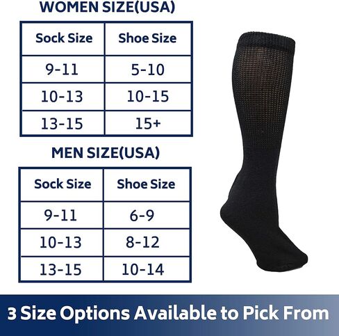 Fashion Island 12 Pairs Unisex Physicians Approved Crew Ankle Diabetic Socks Cotton in Saudi Arabia