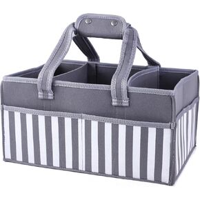 منظم حفاضات الأطفال من كلير وورلد - منظم حفاضات لتغيير الطاولة والسيارة، صندوق تخزين محمول لغرف الأطفال رائع لتخزين الحفاضات والزجاجات وألعاب الأطفال in Kuwait