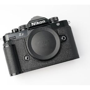 Camera Specialized Genuine Leather Half Case for Nikon Zf 【Handcrafted by Iborrys】 Top Layer Cowhide Body+Metal Base Plate+Hand Shank 3-in-1 Design (Retro Green)