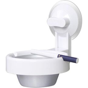 ليترتون منفضة سجائر للحمام تثبت على الحائط مع كوب شفط وصندوق سجائر معلق للحمام والمطبخ in Kuwait