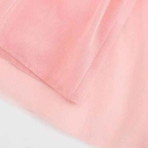 Little Girls Cotton Dresses Flutter Short Sleeve Summer Dress for 2-7 Years Old in Saudi Arabia