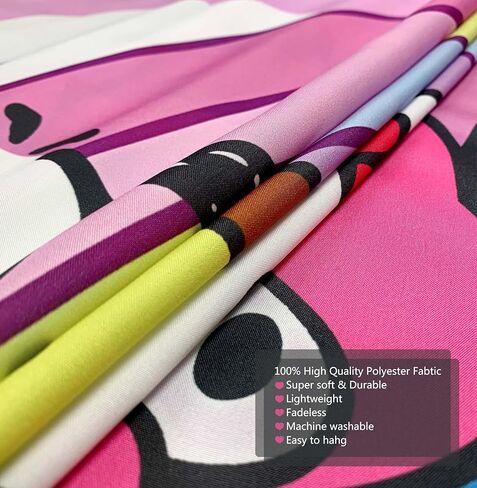 نسيج مرحبا كيتي والأصدقاء-ملصق مرحبا كيتي-ديكور غرفة سانريو-مستلزمات حفلات كاواي-ديكور غرفة الأطفال نسيج-ديكورات عيد ميلاد أنيمي نسيج 60 × 50 بوصة in Kuwait