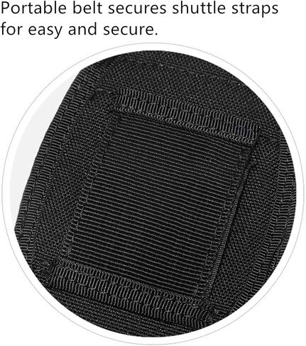 حافظة أصفاد Linzze مع مشبك أصفاد لإنفاذ القانون وحامل حزام بحلقة وحافظة لحزام الخدمة مادة النايلون الحجم القياسي (أسود) in Kuwait