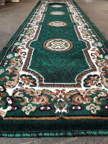 Kingdom Traditional Round Area Rug Beige Brown Ivory Design D123 (4 Feet X 4 Feet) in Saudi Arabia