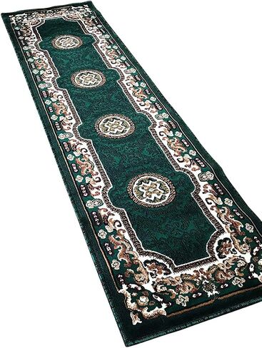 Kingdom Traditional Round Area Rug Beige Brown Ivory Design D123 (4 Feet X 4 Feet) in Saudi Arabia