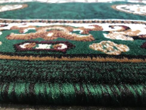 Kingdom Traditional Round Area Rug Beige Brown Ivory Design D123 (4 Feet X 4 Feet) in Saudi Arabia