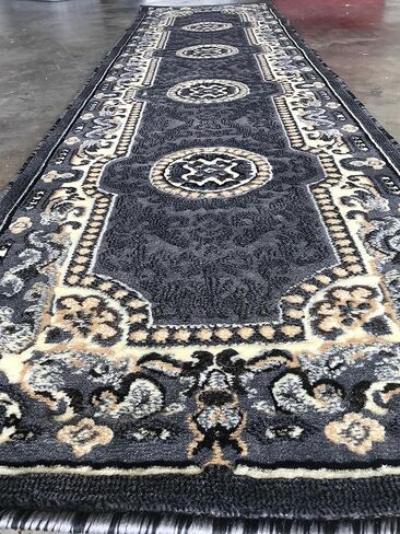 Kingdom Traditional Round Area Rug Beige Brown Ivory Design D123 (4 Feet X 4 Feet) in Saudi Arabia