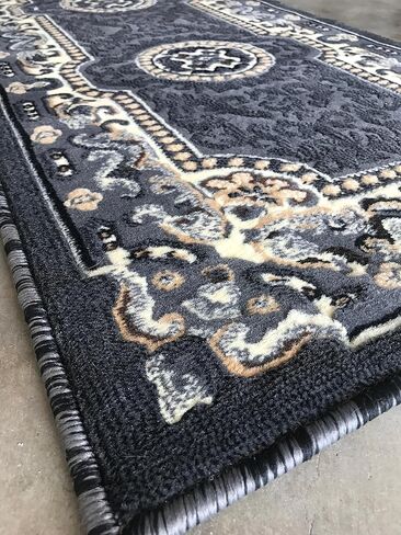 Kingdom Traditional Round Area Rug Beige Brown Ivory Design D123 (4 Feet X 4 Feet) in Saudi Arabia