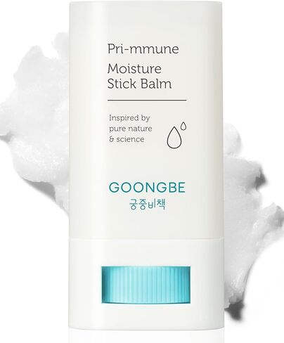 بلسم مرطب من GOONGBE Pri-mmune - بلسم مرطب للأطفال الرضع - يخفف من تهيج الجلد - للشفاه والخد والبشرة الجافة - عصا مناسبة للسفر، 0.5 أونصة. in Kuwait