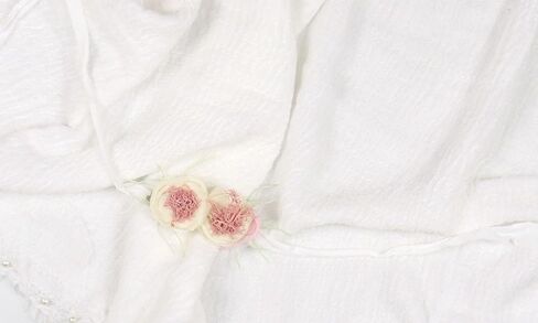 ملابس تصوير لحديثي الولادة من بيلاسيجنورو، دعائم التقاط الصور للاطفال، بطانية لف مصنوعة يدويا من اللؤلؤ مع شريط راس على شكل زهرة in Kuwait