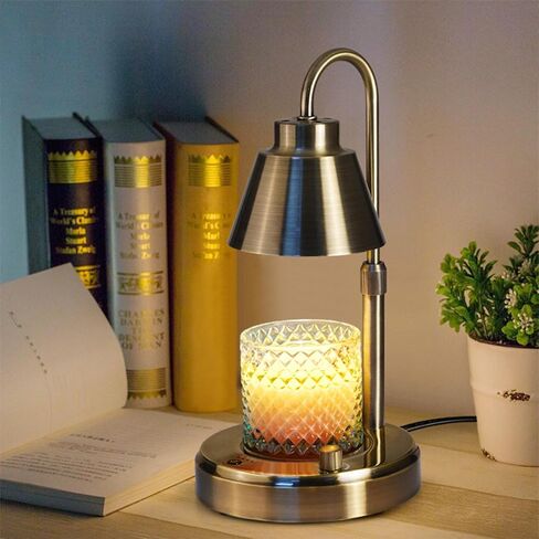 مصباح تدفئة الشموع من دورافو مع مؤقت، سخان مصباح شمعة خافت مع ارتفاع قابل للتعديل مناسب للشموع الكبيرة مع لمبات 2 * 50 وات، هدايا رائعة لتدفئة المنزل لديكور المنزل (الشمعة غير متضمنة) in Kuwait