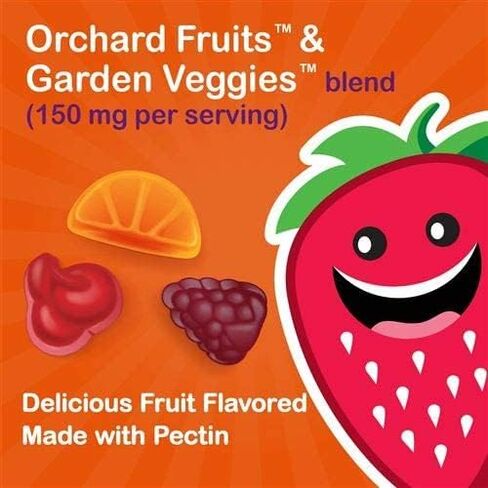 Nature's Way Alive! Children's Premium Gummy Multivitamin, Fruit and Veggie Blend (150mg per Serving), Gluten Free, Made with Pectin, 90 Gummies, Pack of 2 in Saudi Arabia