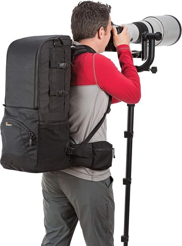 Lowpro LP36776 Lens Trekker 600 AW III Telephoto Lens Backpack – Large Capacity Backpacking Bag for Long Lenses and Cameras,Black in Saudi Arabia