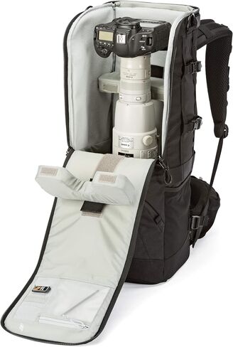 Lowpro LP36776 Lens Trekker 600 AW III Telephoto Lens Backpack – Large Capacity Backpacking Bag for Long Lenses and Cameras,Black in Saudi Arabia