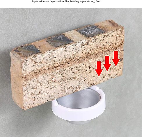 ليترتون منفضة سجائر للحمام تثبت على الحائط مع كوب شفط وصندوق سجائر معلق للحمام والمطبخ in Kuwait