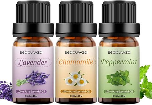 Sedbuwza Vanilla Essential Oil Set, 2 Pack Vanilla Aromatherapy Oils for Massage, Diffuser, Perfume, Soap, Candle Making 2 x 10 ml in Saudi Arabia