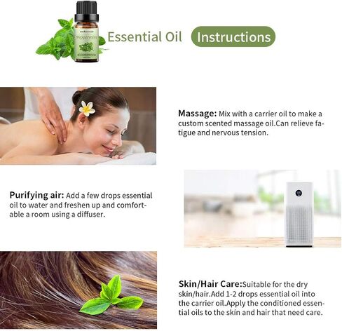 Sedbuwza Vanilla Essential Oil Set, 2 Pack Vanilla Aromatherapy Oils for Massage, Diffuser, Perfume, Soap, Candle Making 2 x 10 ml in Saudi Arabia