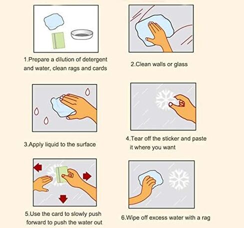 XACIOA 160 قطعة 8 أوراق عيد الميلاد نافذة ملصق، عيد الميلاد شارات ديكورات العطلة، ندفة الثلج سانتا كلوز الرنة ملصقات ل عيد الميلاد نافذة التكسير in Kuwait