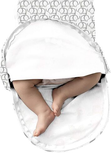 SwaddleMe Luxe Easy Change Swaddle، Ellie Elephant/Triangle Gray، صغير/متوسط ​​(0-3 أشهر) in Kuwait