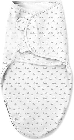 SwaddleMe Luxe Easy Change Swaddle، Ellie Elephant/Triangle Gray، صغير/متوسط ​​(0-3 أشهر) in Kuwait