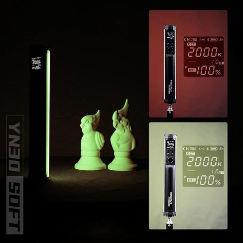 يونغنو عصا اضاءة فيديو LED محمولة باليد من واي ان 30 سوفت بالوان RGB كاملة 2000-10000 كلفن مع بطارية مدمجة قابلة لاعادة الشحن و31 وضع مشهد خاص in Kuwait