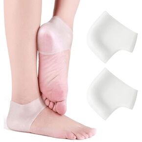 أكواب الكعب من Pinkiou لتخفيف الألم من جل السيليكون للكعب للنساء والرجال، واقيات الكعب زوج واحد مرطب لالتهاب اللفافة الأخمصية والبثور والقدم المتشققة in Kuwait