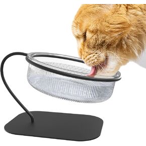 DODAMOUR Elevated Cat Food Bowls, Small Dog Tilted Raised Food Feeding Dishes with Stand, Pet Bowl for Dogs Cats Puppy in Kuwait