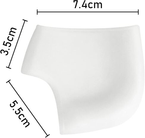 أكواب الكعب من Pinkiou لتخفيف الألم من جل السيليكون للكعب للنساء والرجال، واقيات الكعب زوج واحد مرطب لالتهاب اللفافة الأخمصية والبثور والقدم المتشققة in Kuwait