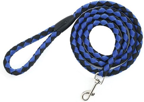 uxcell Dog Pet Leash Rope Nylon 5 Feet Padded Handle Rope Leashes Dog Walking Training Leash for Medium Large Dogs M Size Army Green in Saudi Arabia