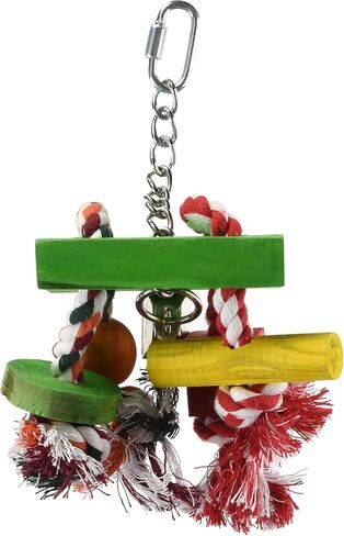 Living World Junglewood Rope Chime with Bell, Cylinder, Block & Bead in Kuwait