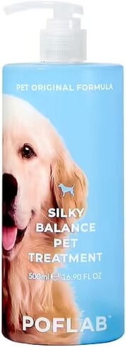 بلسم حريري بالانس للحيوانات الأليفة من POFLAB - بلسم للكلاب لفرو رطب وصحي - بلسم مرطب للقطط بزيت إكليل الجبل والمانجو والخروع - بلسم طبيعي محايد لفك تشابك الشعر in Kuwait