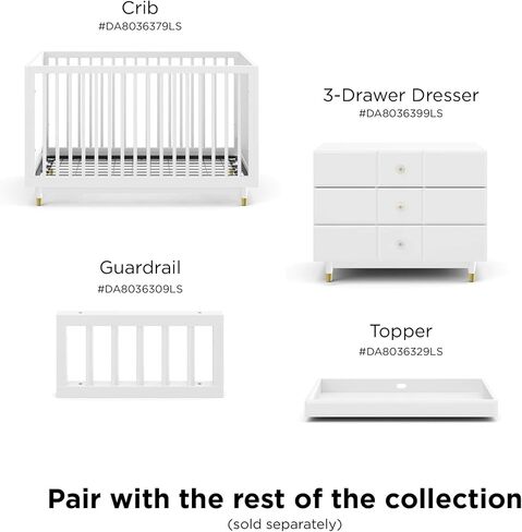 ليتل سييدز زينة علوية لتغيير الملابس من افيري، ابيض in Kuwait