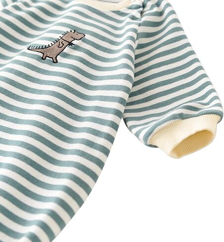 فاموكا بيبي بوي مخطط ارتداءها Crewneck سويت شيرت نيسيي دينو رومبير in Kuwait