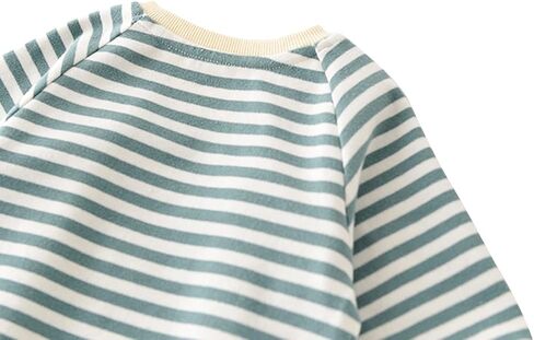 فاموكا بيبي بوي مخطط ارتداءها Crewneck سويت شيرت نيسيي دينو رومبير in Kuwait