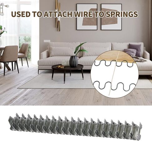 Carkio M66 Mattress Spring Vertex Clips U-Shaped Sofa Spring Fixing Net Wire Clip (60pcs) in Saudi Arabia