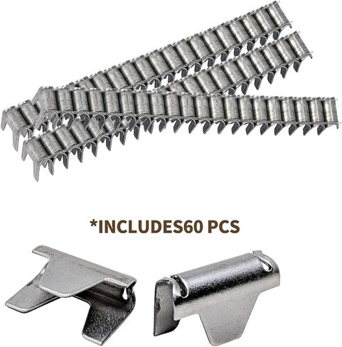 Carkio M66 Mattress Spring Vertex Clips U-Shaped Sofa Spring Fixing Net Wire Clip (60pcs) in Saudi Arabia