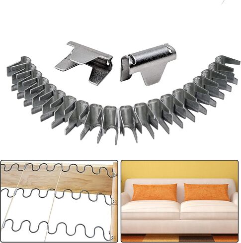 Carkio M66 Mattress Spring Vertex Clips U-Shaped Sofa Spring Fixing Net Wire Clip (60pcs) in Saudi Arabia