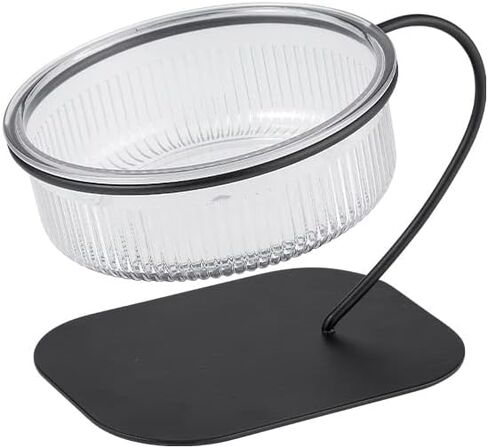 DODAMOUR Elevated Cat Food Bowls, Small Dog Tilted Raised Food Feeding Dishes with Stand, Pet Bowl for Dogs Cats Puppy in Kuwait