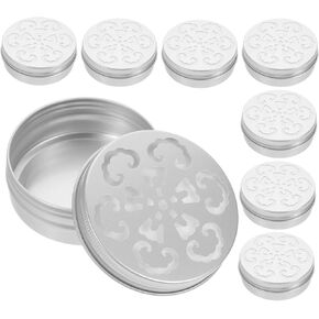 EXCEART 10pcs Hollow Threaded Aluminum Box Scent Beads Container Scent Diffusers for Home Scent Training Diffuser for Home for Home Dog Scent Work Coffee Supplies in Kuwait