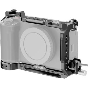 NEEWER ZV-E1 Camera Cage with HDMI Cable Clamp, NATO Rail 3/8" ARRI Locating Holes 1/4" Threads, Arca Type Base, Metal Video Rig Compatible with Sony ZV-E1 Compatible with DJI RS RSC, Black, CA025 in Saudi Arabia