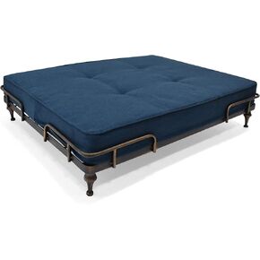 Christopher Knight Home Elvis Industrial Pet Bed, Navy Blue and Brushed Gold in Kuwait