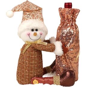 Christmas Yeti Side Hug Wine Bottle Bag in Saudi Arabia