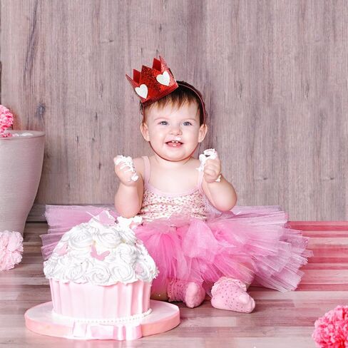 3 قطع شريط راس لعيد الحب، تاج طفل صغير لالتقاط الصور، تاج للفتيات الصغيرات للتصوير الفوتوغرافي، قبعة تاج حمراء لامعة للاطفال، اكسسوارات الحفلات وهدايا عيد الحب in Kuwait