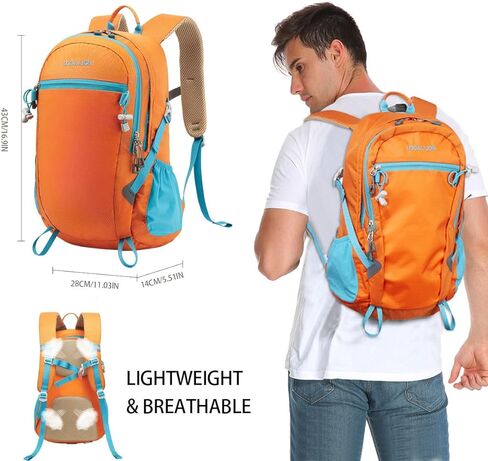 LOCALLION 20L Hiking Backpack Water Resistant Sports Backpack High-Capacity Travel Pack Big Wateproof Bag for Outdoor Camping in Kuwait